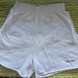 CUTE HIGH-WAISTED SWEAT SHORTS